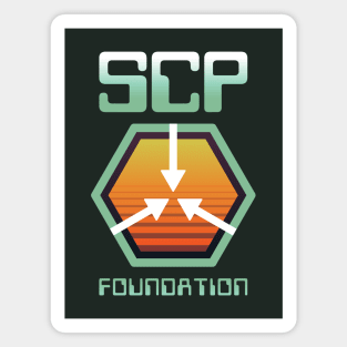 SCP Foundation - 70's retro 02 Magnet